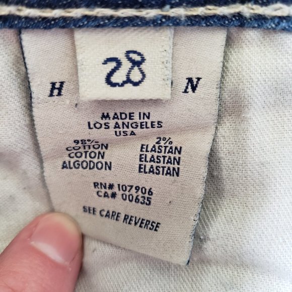 Hudson Medium Wash Bootcut Jeans 28 - Picture 5 of 6